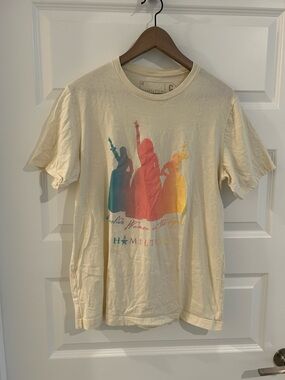 Hamilton T Shirt Cream Pink Size L